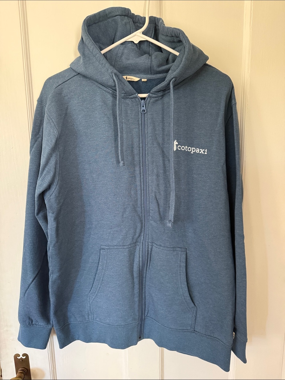 Cotopaxi Full Zip Hoodie, NWOT, Large, Blue